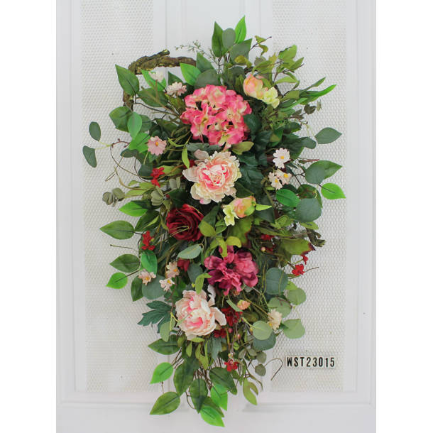 Primrue Handcrafted Faux Grass 23'' Wreath Wayfair